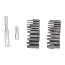 Kit de 22 extractores de tornillos y pernos rotos de acero de alta velocidad para el hogar y la automoción.
