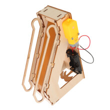 Mechanisches Aufzugmodell Bausatz Holzpuzzle