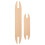 2pcs Beech Wood Weaving Shuttle DIY Sweater Scarf 1