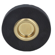 Cello Anti Slip Pad with Brass & Rubber, Round Floor Protector, Secure Fixation