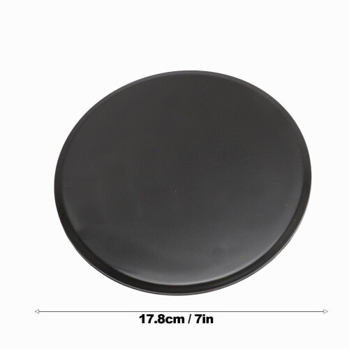 2pcs Core Sliders for Full Body Workout, Compact Dual Sided Discs, 17.8cm Black 1