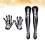 2 Paires Et Halloween Squelette Bas Cuisses 8