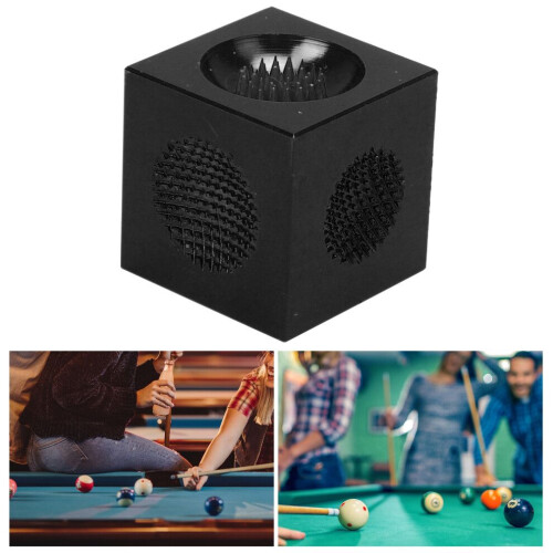Multipurpose Billiard Pool Cue Tip Pick Sander Repair Tool Accessories Black