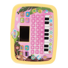 Interaktives Englischlern-Tablet für Kinder mit LED-Beleuchtung und Klaviertastatur