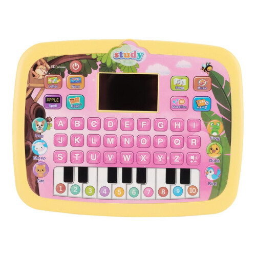 Interactive Kids English Learning Tablet with LED & Piano Keyboard 2