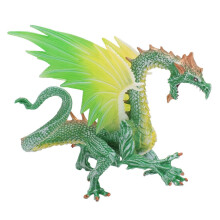 Ancient Dragon Figurine Handcraft Static Ornament Realistic Model PL124 262