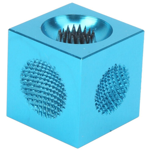 Ponceuse à embouts de queue de billard et de snooker avec pic, bleu, format portable 1