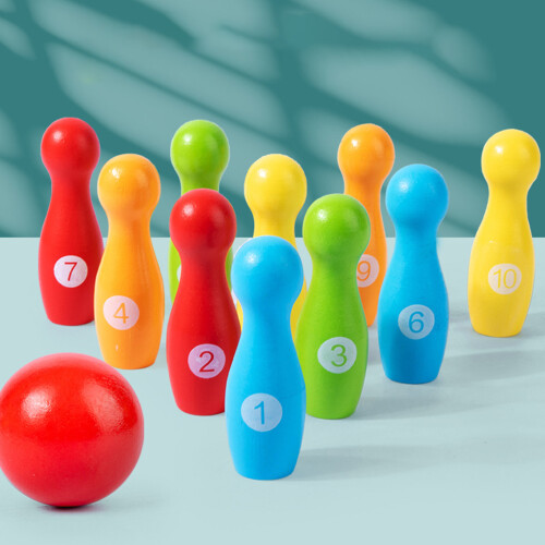 Set Giocattoli Bowling Per Giochi Sportivi Genitore- 2