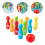 Set Giocattoli Bowling Per Giochi Sportivi Genitore- 8