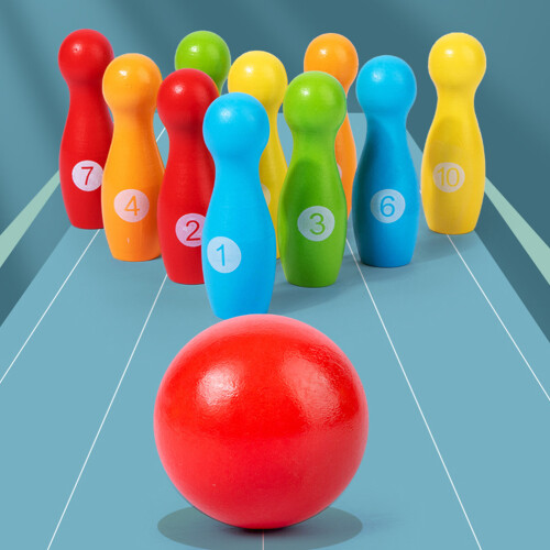 Set Giocattoli Bowling Per Giochi Sportivi Genitore- 1