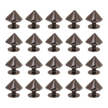 20 stuks zeshoekige piramideklinknagels van zinklegering met galvanische coating