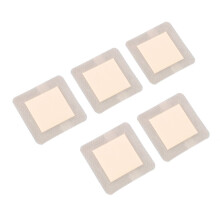 5 Stück Silikon-Gel-Wundpflaster, 3,9 x 3,9 Zoll, wasserdicht, selbstklebend