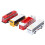 4pcs Pull Back Bus Toy Set for Kids, Openable Doors, 3.94in Plastic Vehicles 1