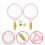 Set Badminton Portatile Per , Racchette 11