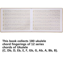 Duurzaam akkoordenboek voor de ukelele voor beginners - 180 akkoorden, handzaam formaat