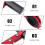 Versatile Bike Handlebar Mount Red - Compatible with 31.8mm/25.4mm Handlebars 3