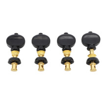 4 stuks stemknoppen voor ukelele, metaal, 4,3 cm x 2 cm