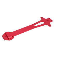 Placa de suelo de aleación de aluminio para coche RC WLtoys 144001 124018 124019 1/14 165 x 50 x 7 mm,