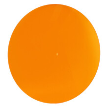 Antistatische acrylmat voor vintage draaitafels - 30 cm (12 inch) oranje