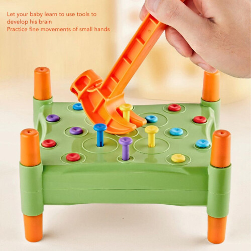Desktop Hammer Toy: Develop Fine Motor Skills and Creativity 2