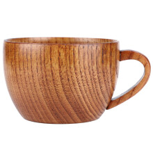 Kaffemugg i naturligt trä 100ml, jujubeträ, 9x6,5cm