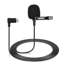 360 Omnidirectional Lapel Mic for SJCAM SJ20/C200PRO with Noise Reduction