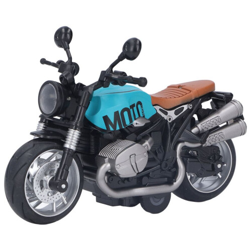 Cool 1:12 Motorcycle Toy for Boys with Pull Back Action and Lights 1