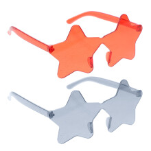 4 Pcs Star Frameless Eyeglasses For Fashion Beach Party