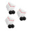 3 Set Kit Bowling Con Palline Interne Esterne Abilità 9