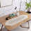 2Pcs Handmade Cotton Lace Table Runner Doilies,-White camellia 4