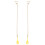 Anti-Lost Ohrringband Herz Kette 1
