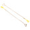 Anti-Lost Ohrringband Herz Kette 6
