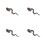 4Pcs Realistic Rubber Rattlesnake Models For Halloween Decor 8