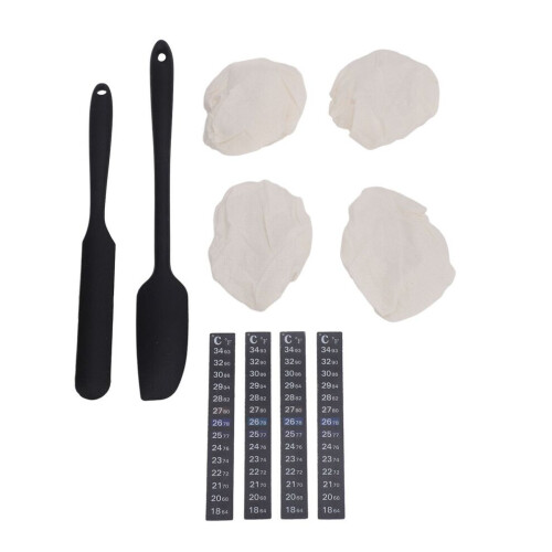 Surdegsstartkit med termometer och lock för 7,5-10 cm burkar 1