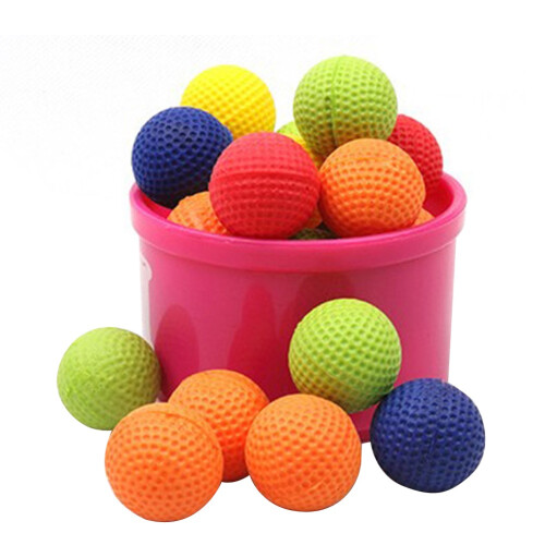 60 Pcs Bouncy Balls Bulk Refill For War Game Rival Blasters 1
