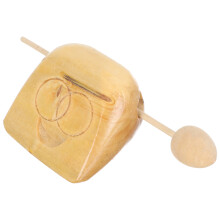 1 Set Holz Fisch Tempelblock Mit Schlägel Kinder Schlaginstrument