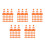 120 Pcs Kids Mini Traffic Cones Orange For Learning Traffic Rules 10