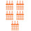 120 Pcs Kids Mini Traffic Cones Orange For Learning Traffic Rules 4
