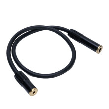 3.5mm to 6.35mm Stereo Audio Cable 0.5m for Guitar PC Tablet
