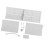 Sturdy Plastic Window Baffle for Efficient AC Airflow & Dust Control 1