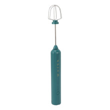 Trådlös grön elektrisk handmixer, ABS och rostfritt stål, 164 g