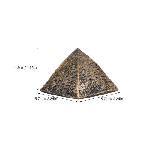 Golden Ägyptische Pyramide Modell Für Desktop 1