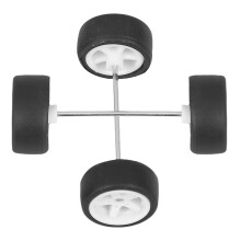 1 Set Ersatz Spielzeugauto Reifen 1/64 Austauschbare