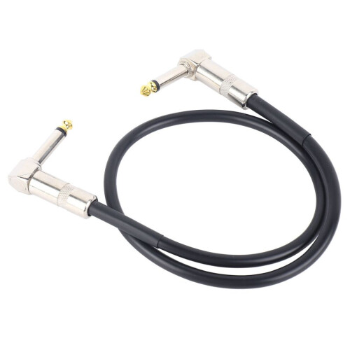 Guitar Patch Cable 6.35mm Plug Right Angle Anti