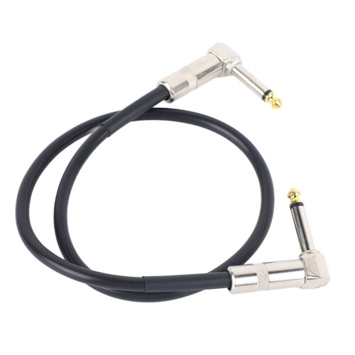 Guitar Patch Cable 6.35mm Plug Right Angle Anti 2