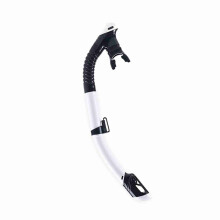 Tuba étanche pour adulte avec valve étanche et embout buccal en silicone, 43 x 12 cm