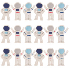 72 Mini Radiergummis Für , Astronauten Design, Mix-Style