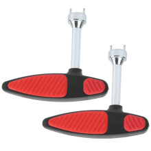 2 stuks schoenspijkersleutels met verwijderaar voor noppen en spijkers, draagbaar gereedschap van kunststof