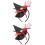 2Pcs Halloween Headband With Tiny Witch Hat For Party And Cosplay 7