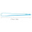15pcs Flexible Blue Plastic Drawstring Threader for DIY Sewing & Knitting 2